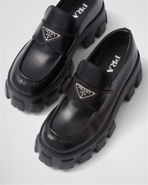 prada liafer|Prada monolith loafers women's.